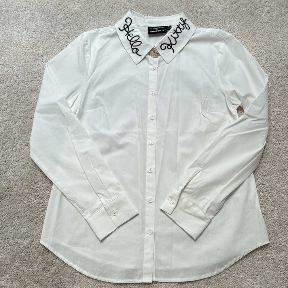 NWT ModCloth x Hello Kitty dress shirt - Picture 4 of 7